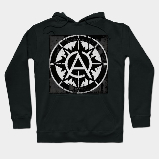 Disrocker Crust Punk Traveller Anarchy 'A' #2 Hoodie by Los Tokyo